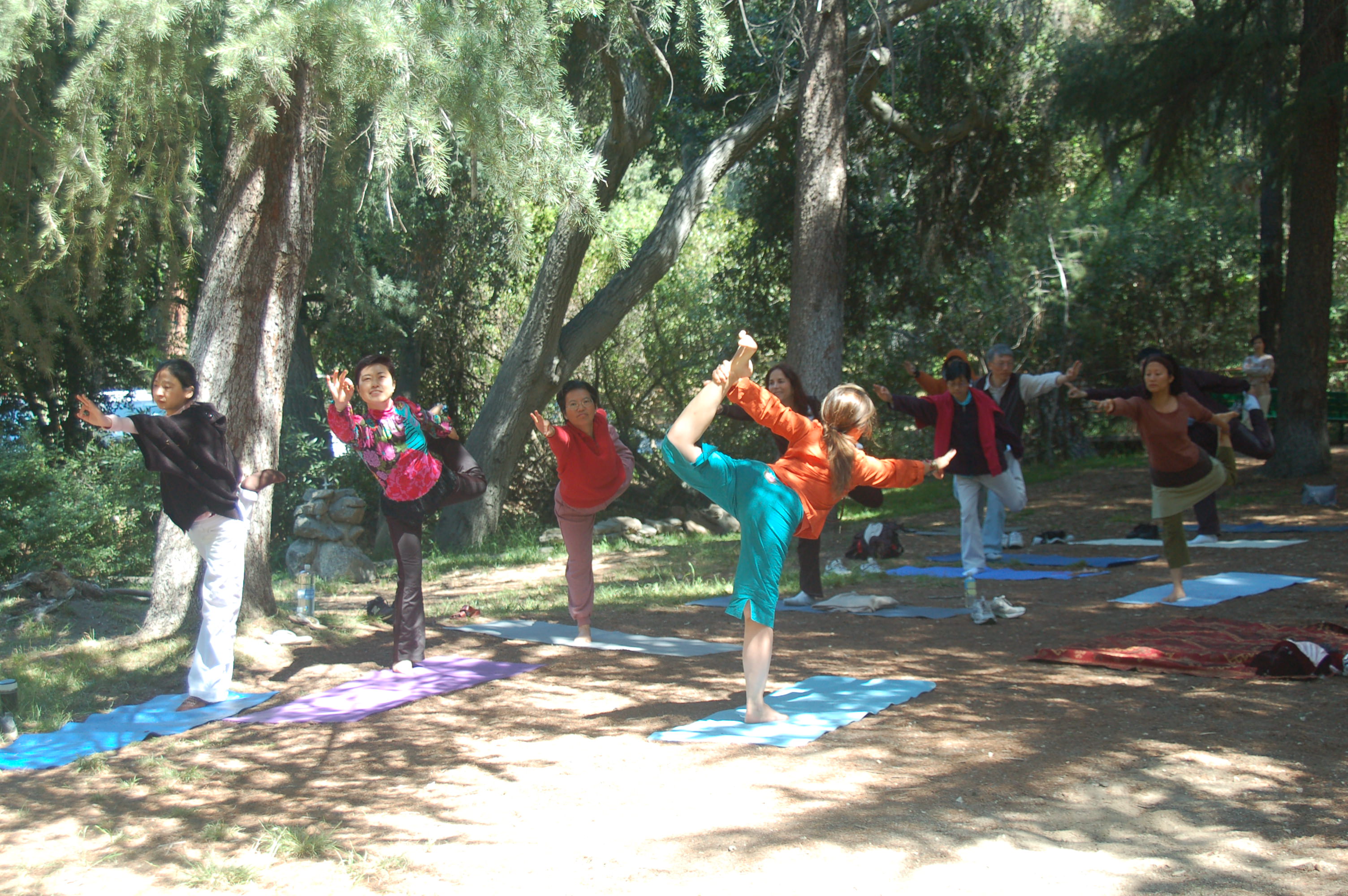 Yoga/Nature - Leg up!